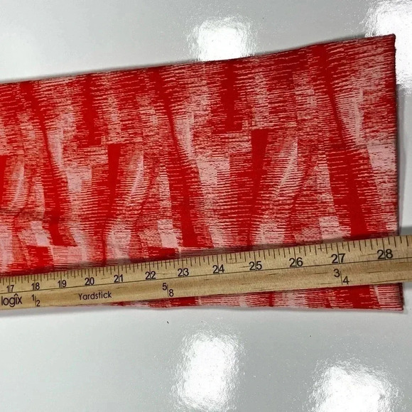 Hunter Bell Pants Orange Red White Paint Brush Ankle Cropped Slacks Size 4 - Picture 12 of 12